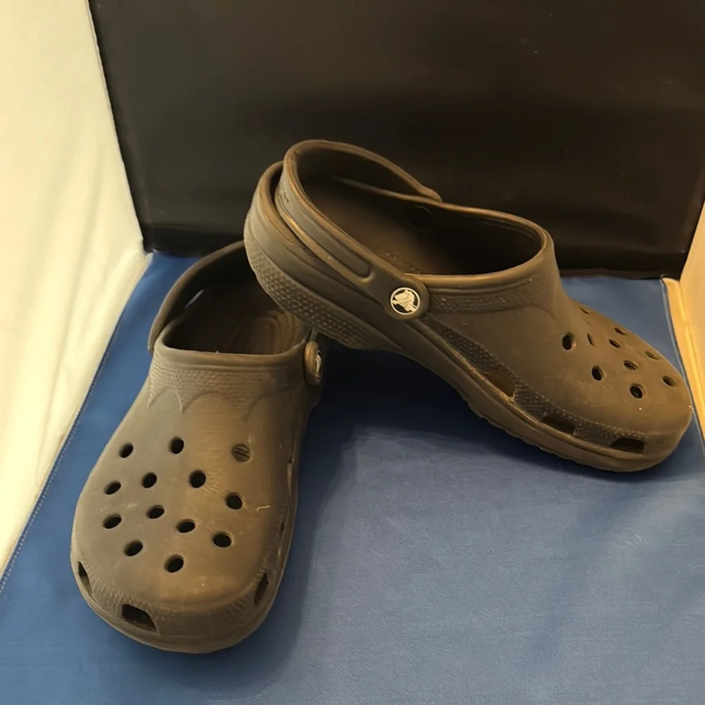Black‎ Crocs Clogs Men 8-9